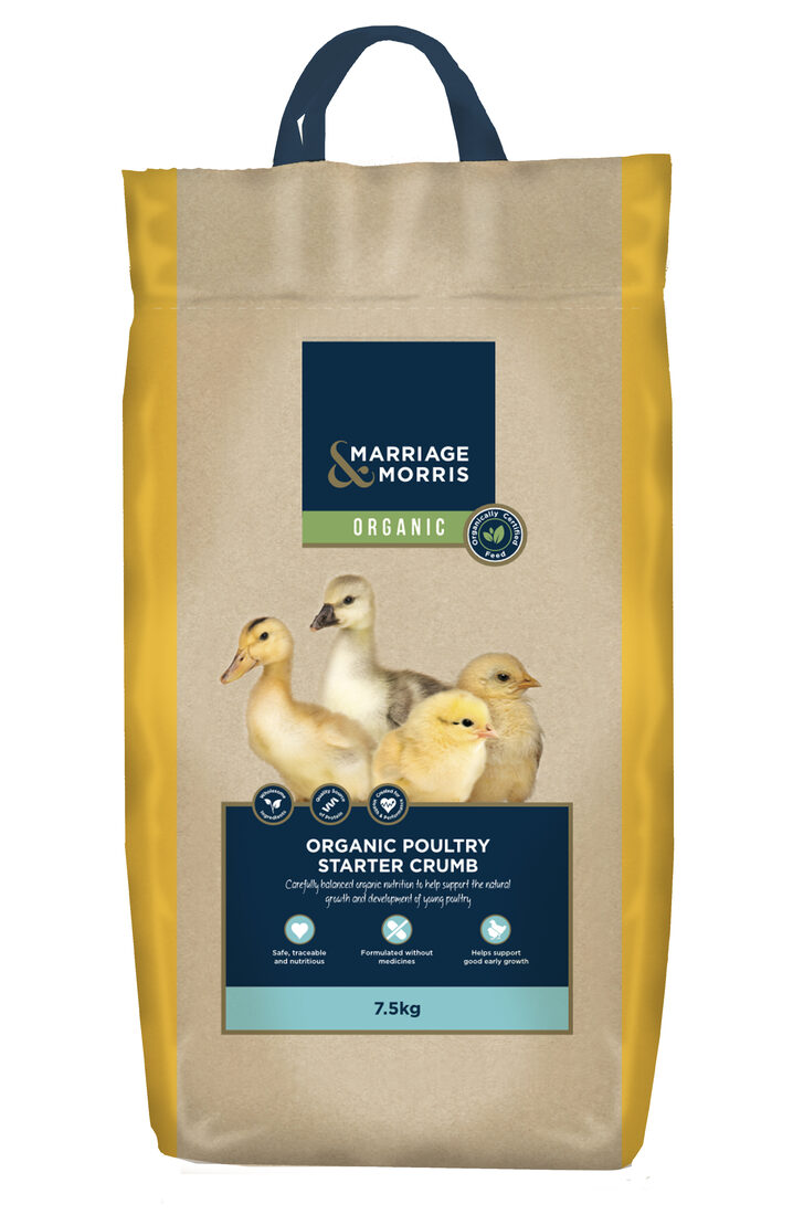 Organic Poultry Starter Crumb bag